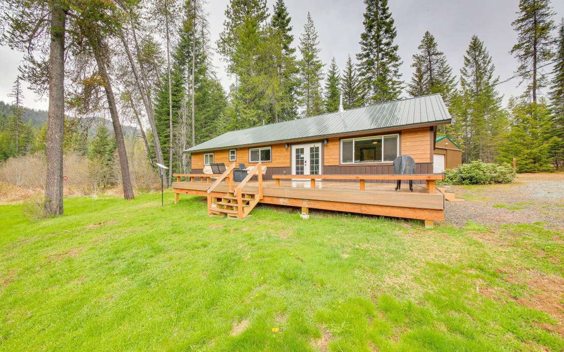 Priest River House | 153 m² House ∙ 4 bedrooms ∙ 8 guests