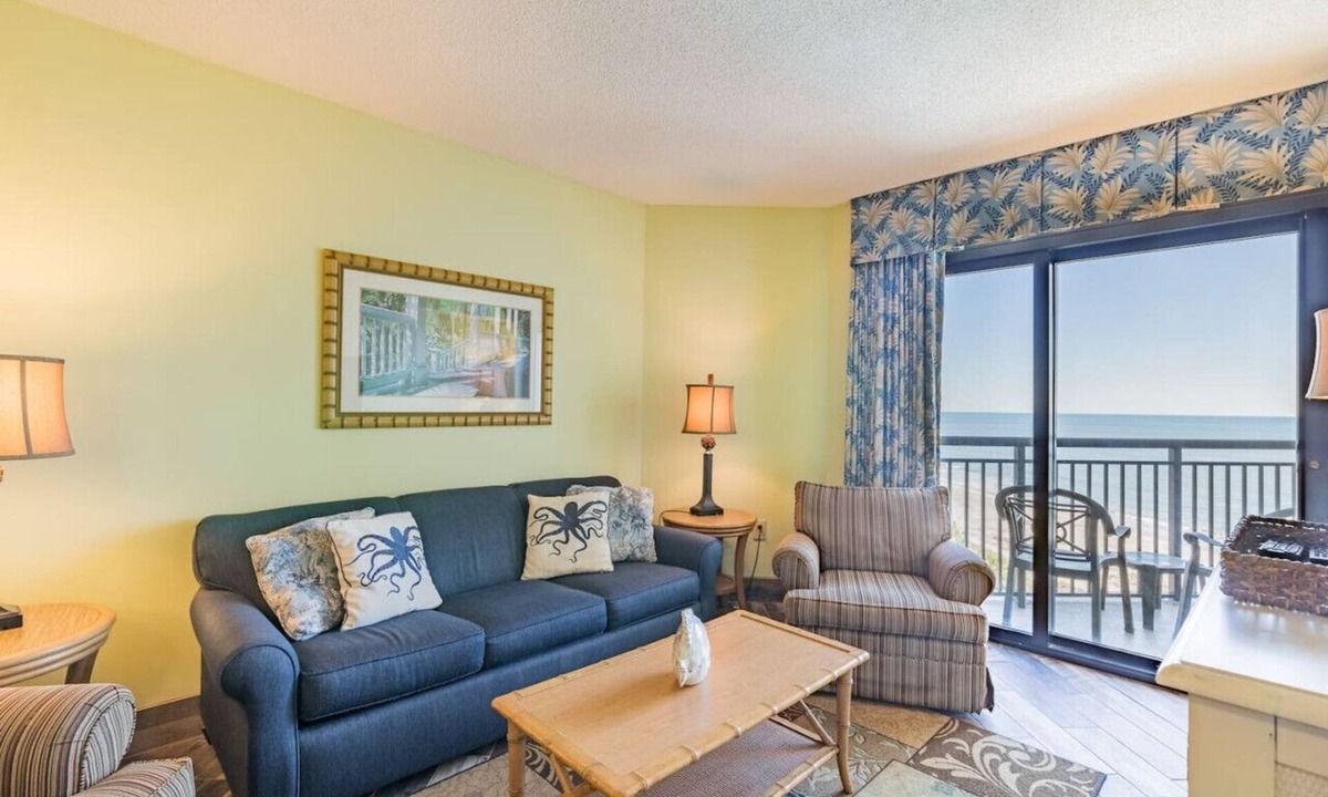 Myrtle Beach Condo | 3 Bedroom 3 Bath, Large Unobstructed Ocean View, WIFI