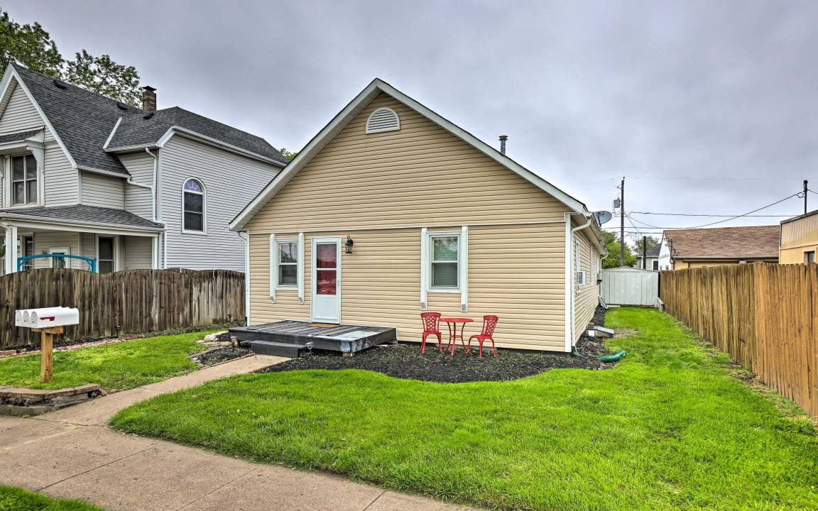 Council Bluffs Cottage | 51 m² Cabin ∙ 1 bedroom ∙ 3 guests