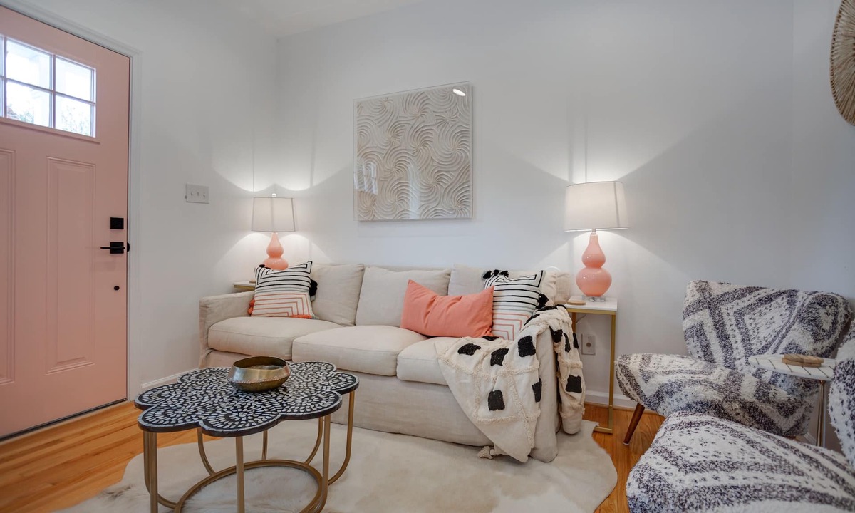 Downtown House | A cozy home and garden cottage situated across from million dollar homes.