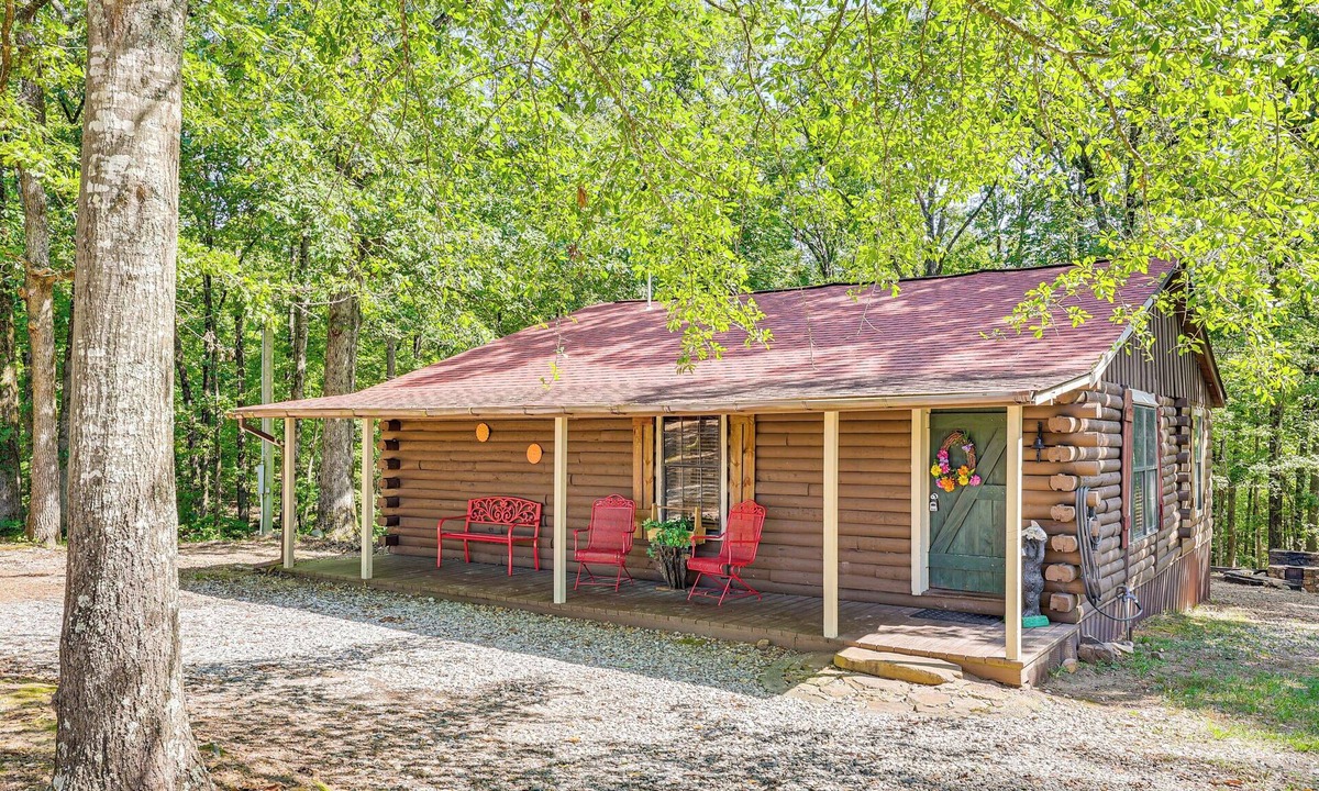 Murfreesboro Cabin | Arkansas Log Cabin Rental Near Lake Greeson!