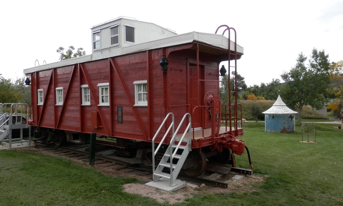 Sturgis Cabin | Authentic Wooden Rock Island Railroad Caboose