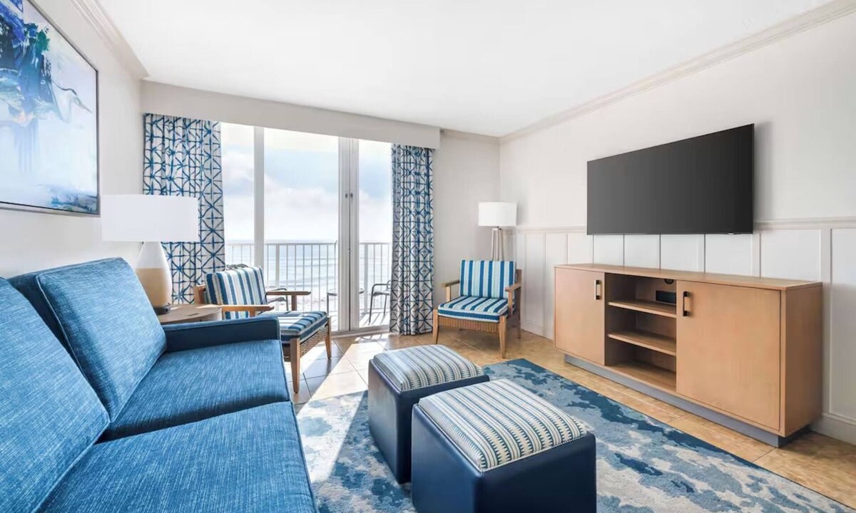 Seminole Park Hotel | Beach 2BR Suite Steps from Daytona Lagoon & Atlantic Ocean Fun