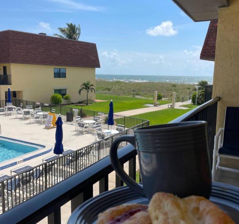 Avon By The Sea Apartment | Beachfront with heated pool, 60 seconds to beach