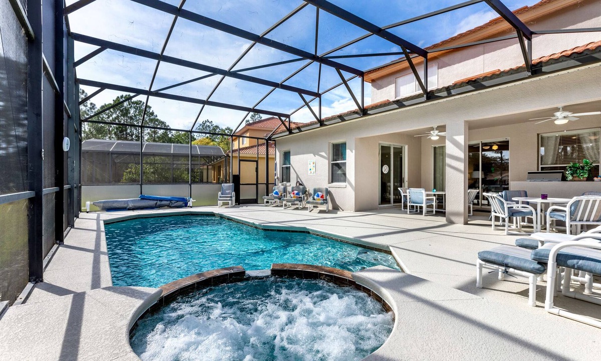 Watersong Villa | Beautiful Villa with South Facing Pool and Spa, and Lake View