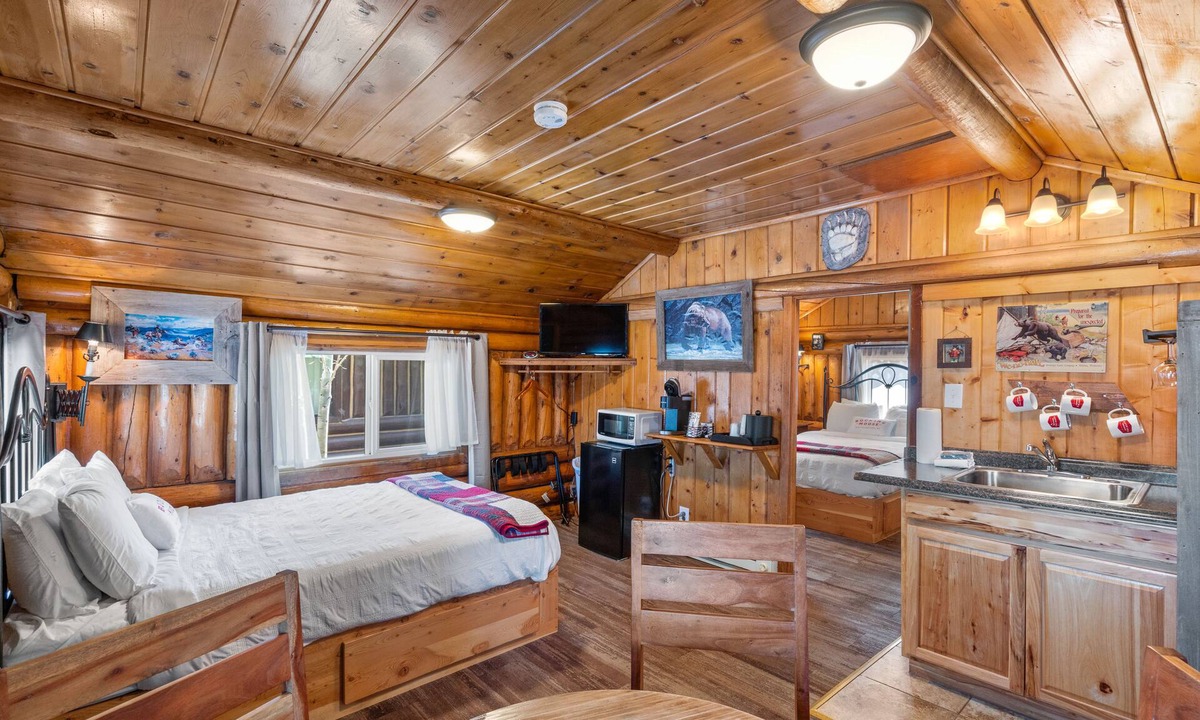 West Yellowstone Cabin | Bucking Moose Bison Cabin (#11)