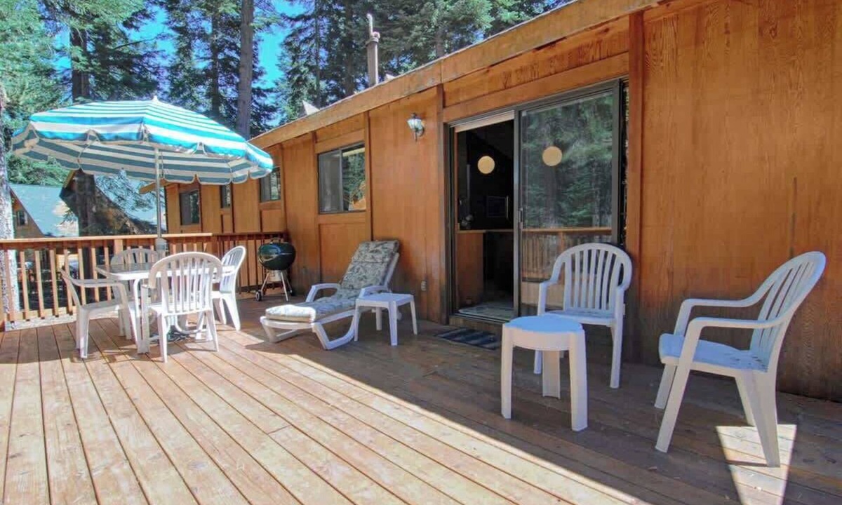 Carnelian Bay House | Cabin Adjacent to Forest Land, Wood Stove, Full Kitchen, Deck Pets Welcome!