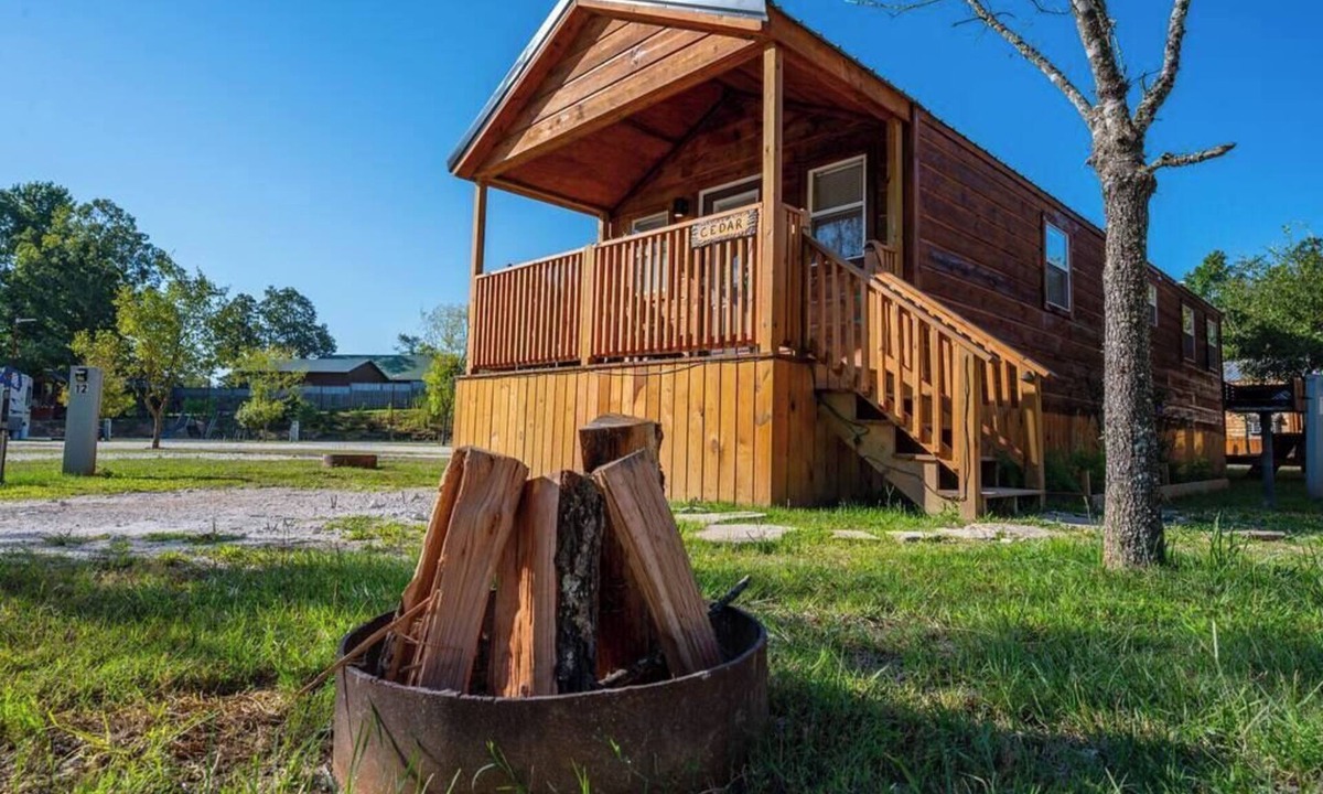Broken Bow Cabin | Cedar: Sleeps 3, Tiny Cabin, Pets, Near Park/Lake