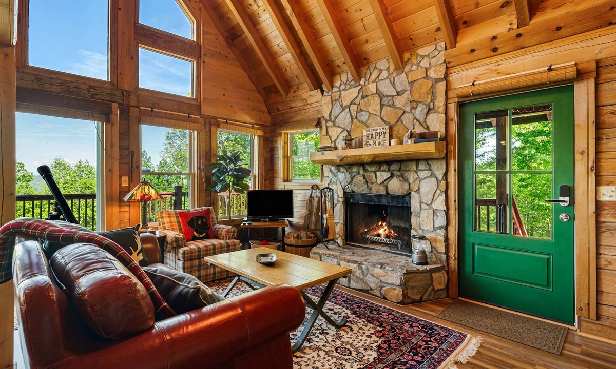 Bostic Cabin | Charming Cabin with Incredible Mountain Views