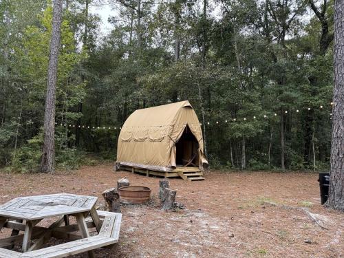 Ruffin Other | Cozy Luxury Canvas Cabin with Private Fire Pit and Outdoor Grill Near Branchville, South Carolina