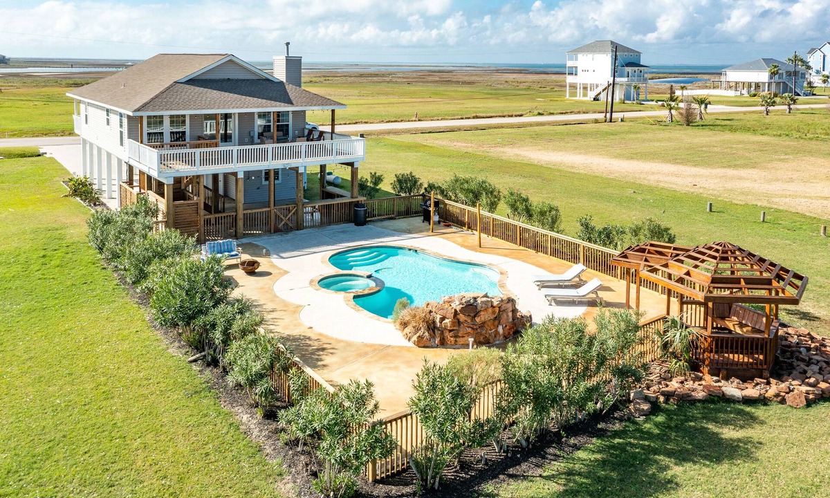 Indian Beach House | Dog-friendly house with private pool, spacious deck, central AC, & washer/dryer