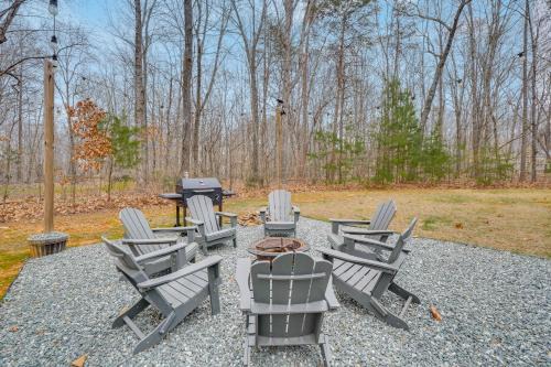 Hurdle Mills House | Family-Ready Efland Home w/Hot Tub + Deck