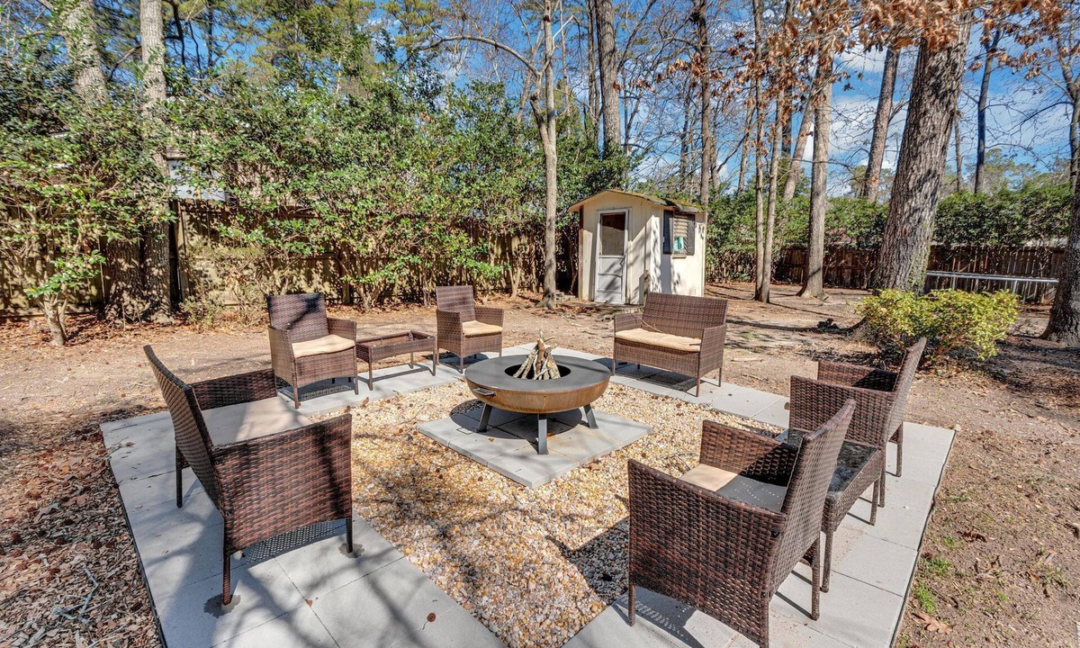 Augusta House | Foxhall Manor Master’s Retreat Hot tub and Fire pit