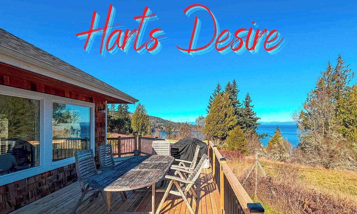 Port Angeles House | Harts Desire Serene Getaway with Water Views