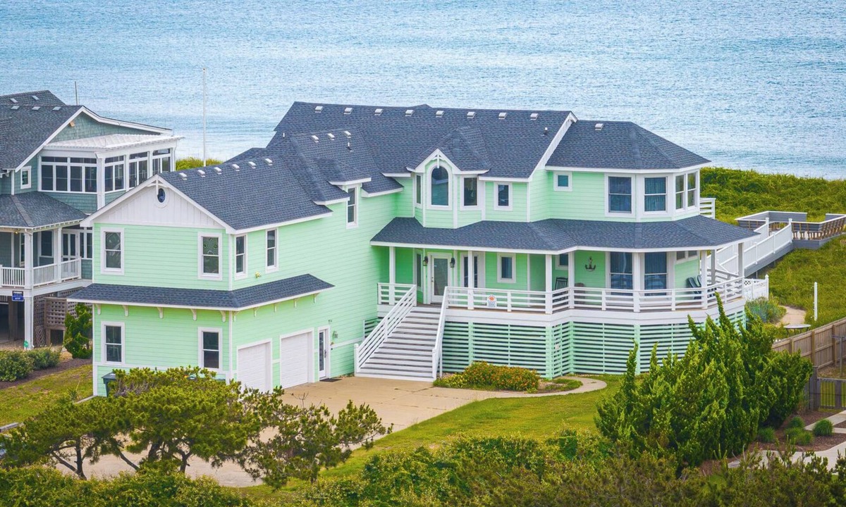 Kitty Hawk House | K2006 Castle in the Sand. Oceanfront, Pool, Hot Tub, Media Room, Elevator, Your Luxury Getaway