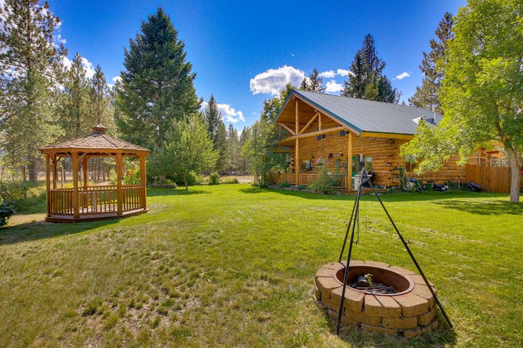Libby House | Libby Home with Mountain Views Gazebo and Fire Pit!