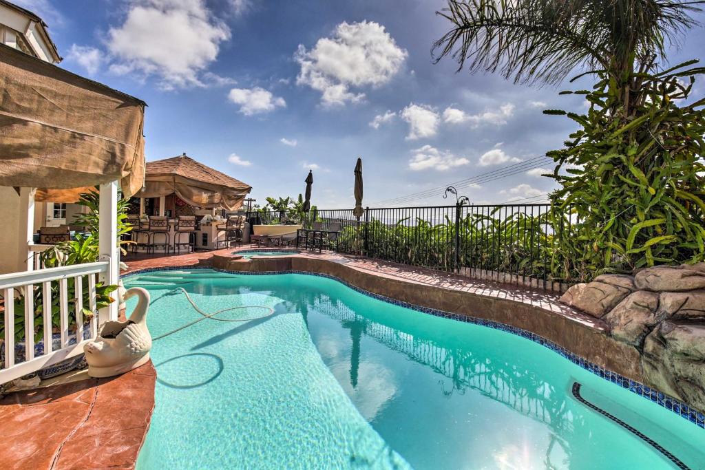Ocean View Hills House | Luxe San Diego Getaway with Pool and Ocean Views