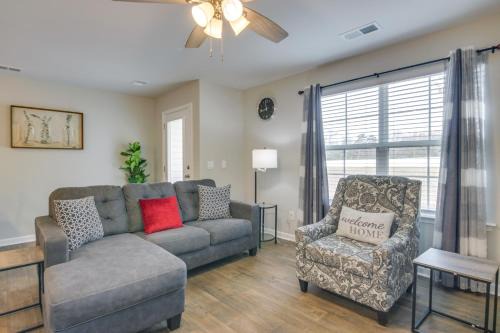 Sumter House | Near Base & Shopping: Modern Sumter Townhome!