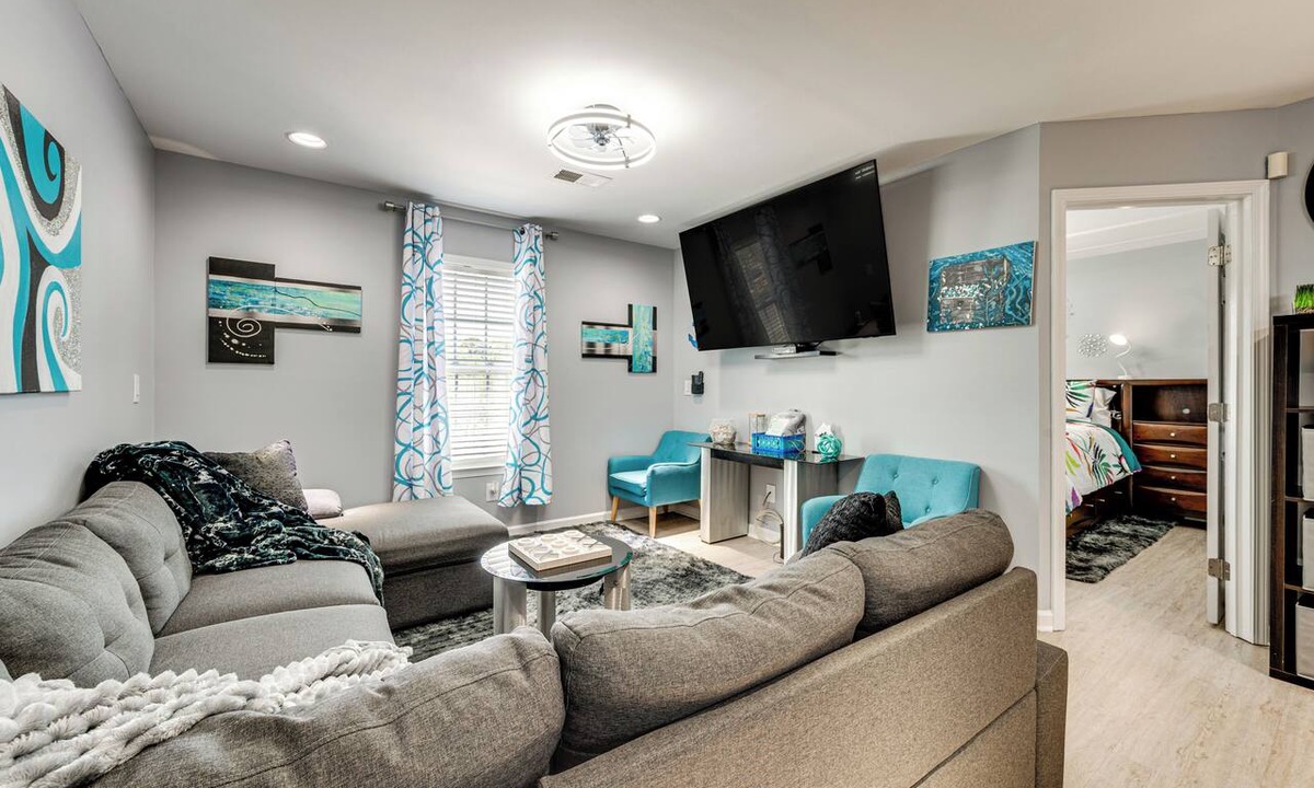 Concord Apartment | Near Speedway & Shops: Concord Apt w/Shared Yard!
