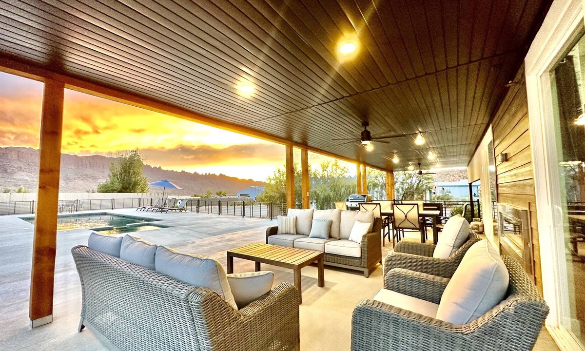 Moab South Valley House | New Exclusive Retreats Desert Panorama with Private Pool Sleeps 20