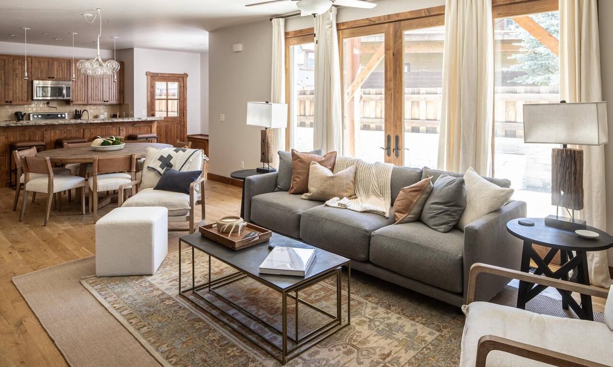 Big Sky Condo | New Townhome in Big Sky Town Center with Private Hot Tub!