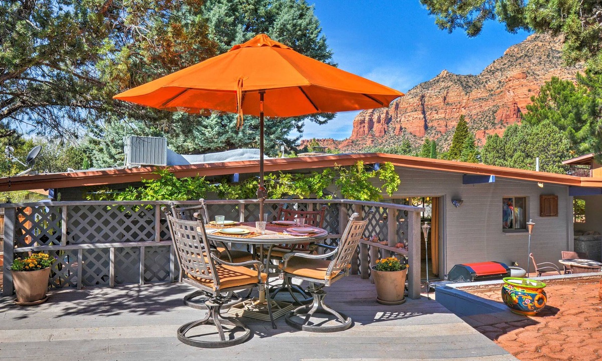 West Sedona House | Patio & Views: Peaceful Sedona Getaway!