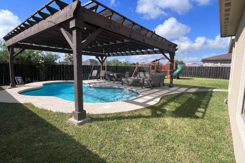 Brownsville House | Pool, Patio & Yard: Chic South Texas Home