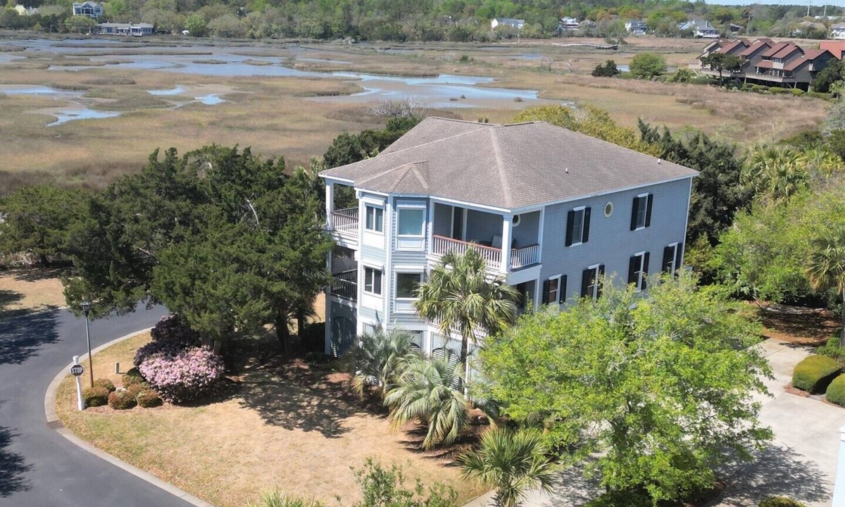 Litchfield by the Sea House | Pool Table, Swimming Pool, Marsh View. Enjoy Sandy Sunsets!