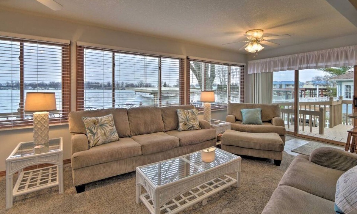 Russells Point House | Popular Lakefront Home With Beautiful Views.