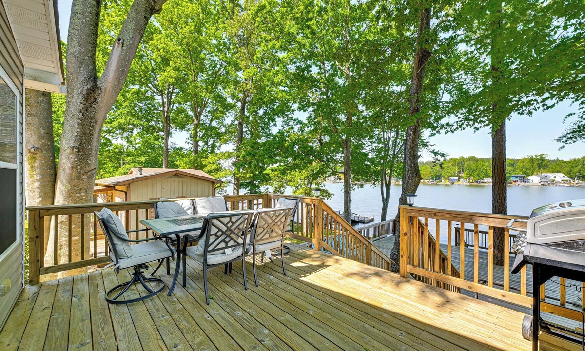 Southmont House | Private Dock! High Rock Lake Getaway in Lexington