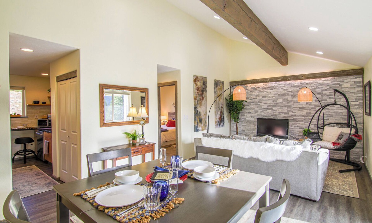 Big Sky Meadow Village Condo | Remodeled sunny 1 bedroom condo in Meadow Village with heated garage