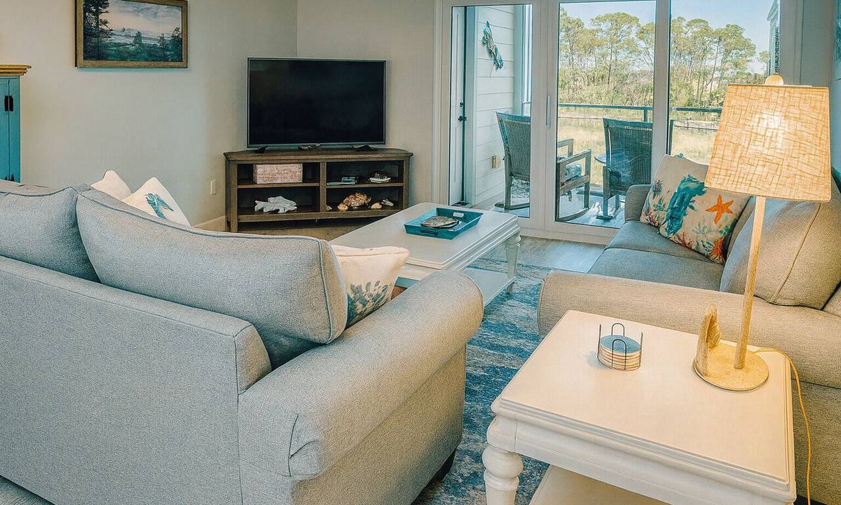 Saint Helena Island Condo | Resort access & golf cart. See reviews. On canal. Short walk to beach. <week-ask