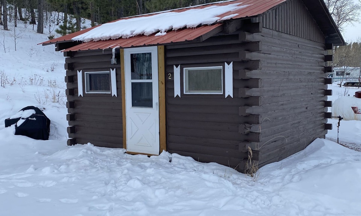 Newcastle Cabin | Rustic Small Cabin in the Black Hills of Wy. Snowmobile right out the drive!