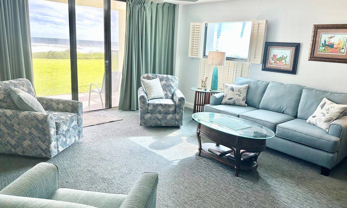 Crescent Beach Condo | Sand Dollar 2-108-Three Bedroom, Direct Oceanfront Condo with Beach Views