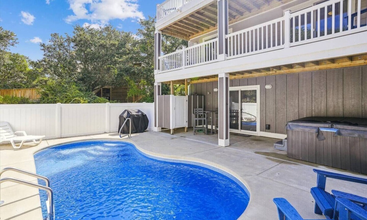 Monteray Shores House | Soundside, Beach Private Heated Pool,HotTub,GameRM