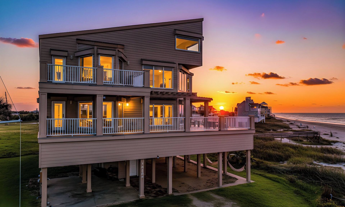 Spanish Grant House | Steps to Sand! Group-Friendly Galveston Beach Home