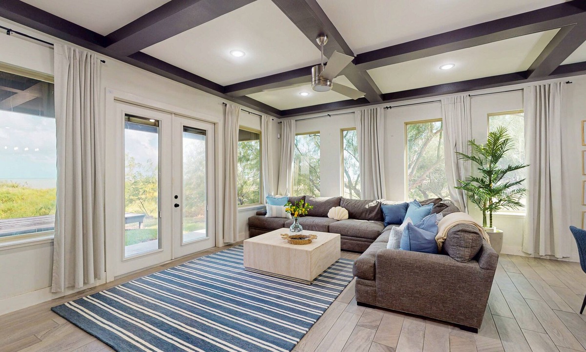 Port Isabel House | Stunning waterfront home with private pool, gym, & grill - steps to sand & SPI
