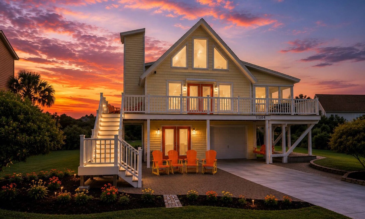 The Point House | Sunset Hammock Oasis on The Point 2-Min Walk to Beach & Sunsets Emerald Isle