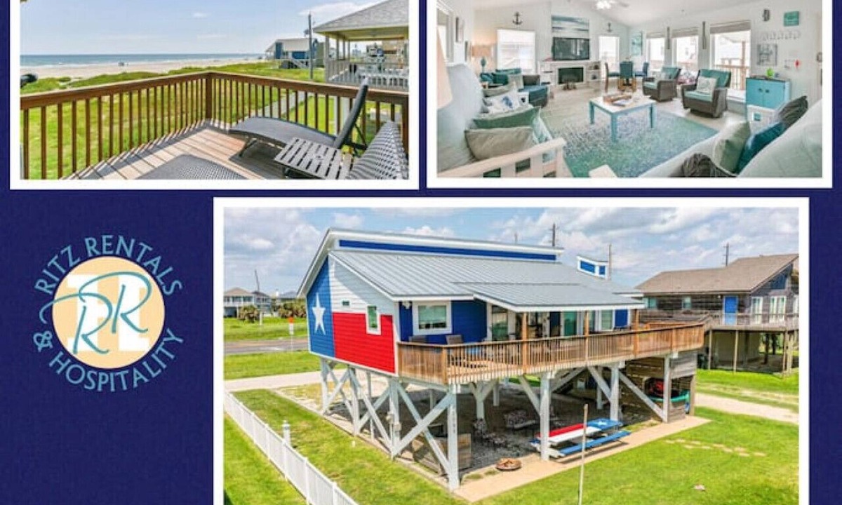 Galveston House | Texas Beach Casa | Beach View | Sea Isle Beach