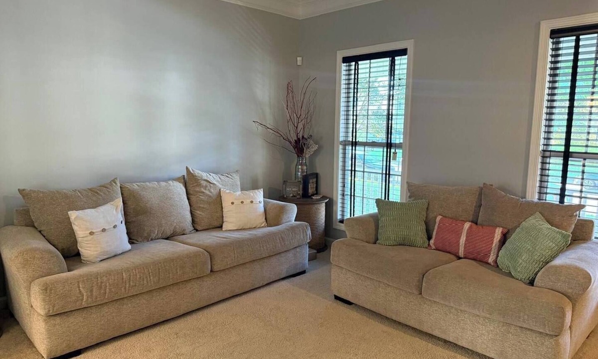 Greensboro House | Welcome to The Clover, a spacious 2-story vacation home that blends charm with modern comfort. Perfect for families, friends, or groups, this cozy retreat features inviting living spaces, a fully equipped modern kitchen & comfortable bedrooms.