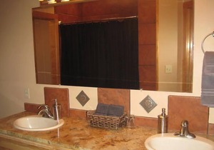 600 sq. ft. private suite on the upper floor of an amazing modern log home.