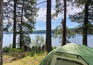 Campsite #10 with Lake Access