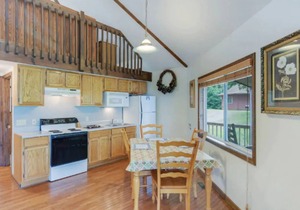 Carters Lake, Lakeside Cabin #9, includes free boat slip at the Marina