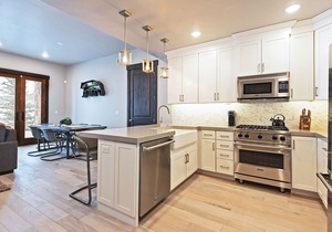 Enchanting resort condo with mountain views, hot tub, & pool - walk to lifts