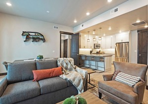 Enchanting resort condo with mountain views, hot tub, & pool - walk to lifts