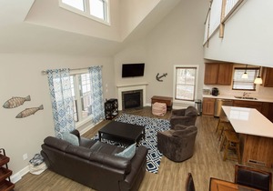 Spacious, three-story townhouse in the heart of Bolton Landing.