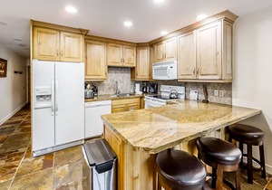 Top-Floor Snowcrest Condo | Fireplace, Pool & Hot Tub | Walk to Slopes & Bus