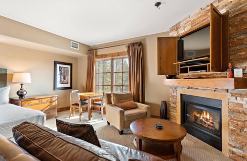 Tamarack Condo | Captivating King Studio|Jet Tub and Fireplace