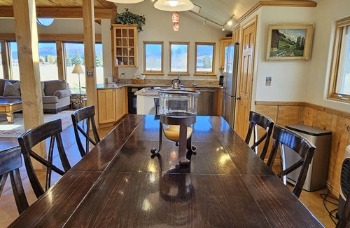 Driggs House | Fantastic Western-Style Lodge Home with Hot Tub, Just off Ski Hill Road
