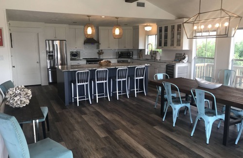 Jamaica Beach House | Gone coastal! Jamaica Beach Open Bay!